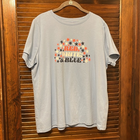 Red, White & Blue Fourth of July Tee Shirt by Sonoma - Picture 4 of 7